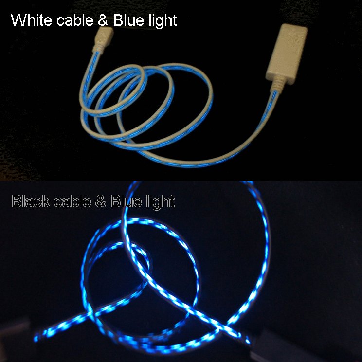 Running LED Light Lightning Cable