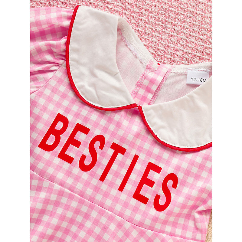 Sweet Heart-Shaped Dress For Baby Girls