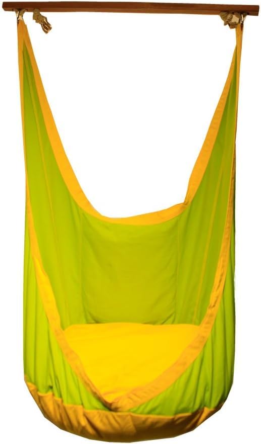Happy Kids Pod Swing Chair Hanging Nook Tent Seat for Indoor Outdoor
