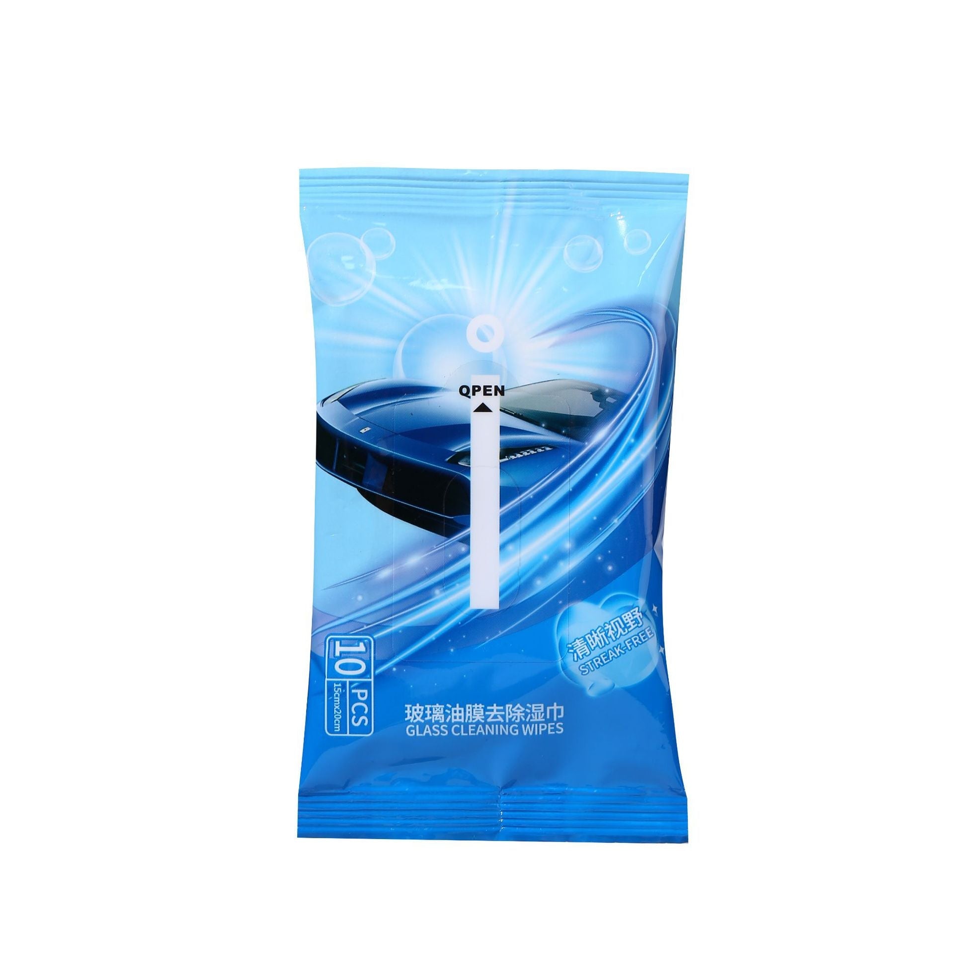 Auto Glass Cleaner Wipes for Windshield Stain Removal Disposable