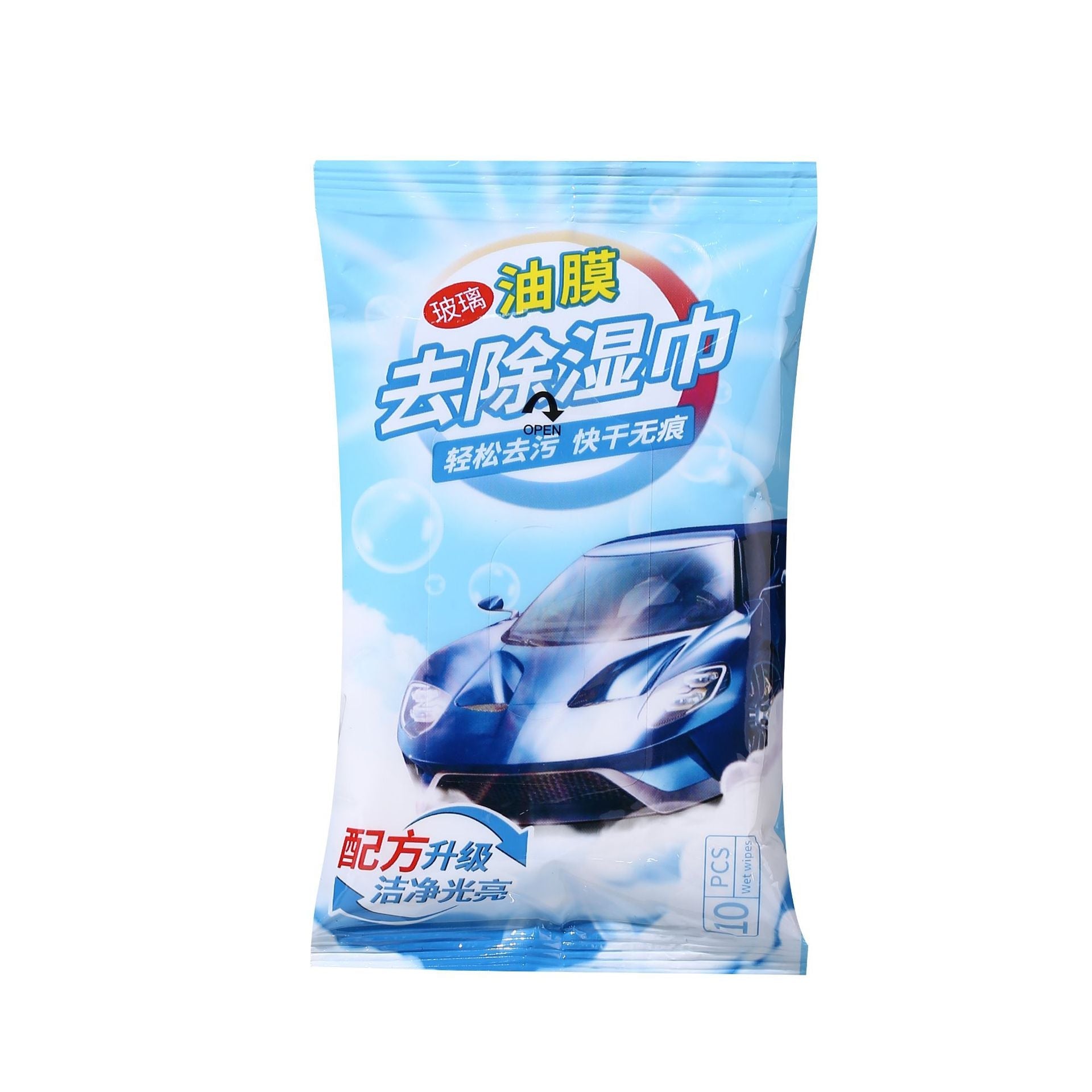 Auto Glass Cleaner Wipes for Windshield Stain Removal Disposable
