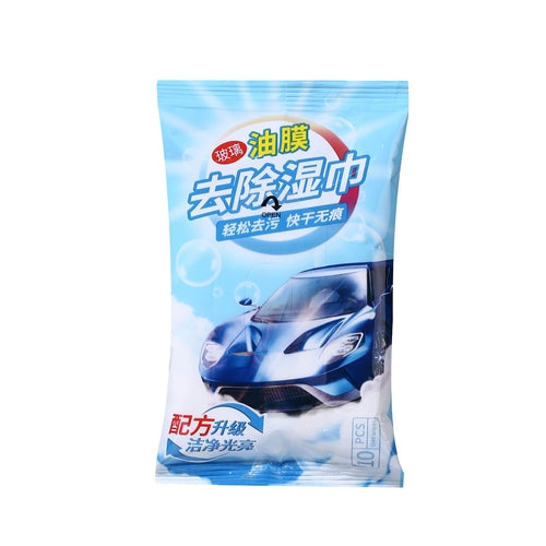 Auto Glass Cleaner Wipes for Windshield Stain Removal Disposable