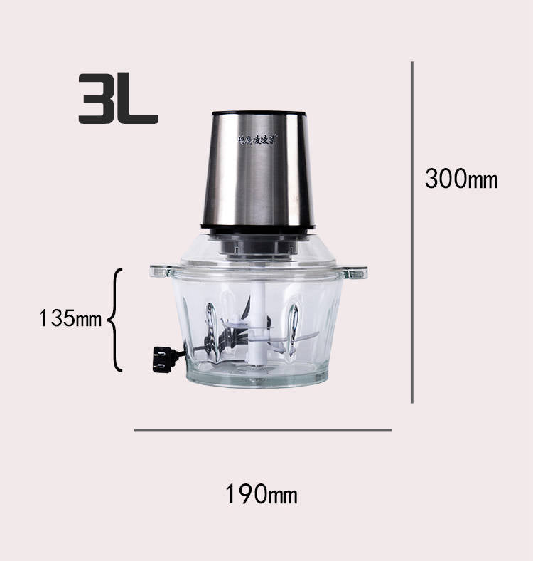 Portable electric meat mincer for home use