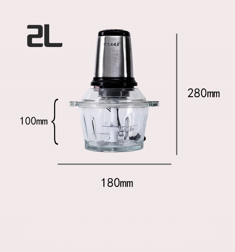 Portable electric meat mincer for home use