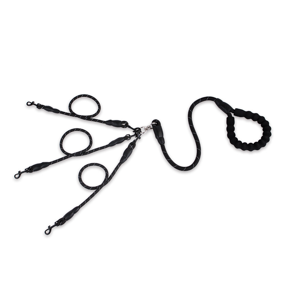 Durable Triple-Use Canine Lead for Golden Retrievers