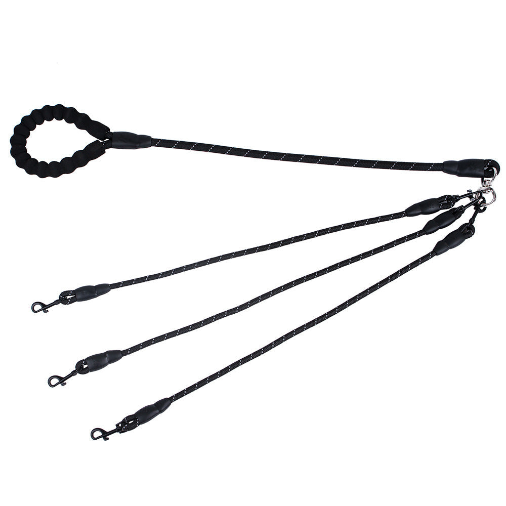 Durable Triple-Use Canine Lead for Golden Retrievers