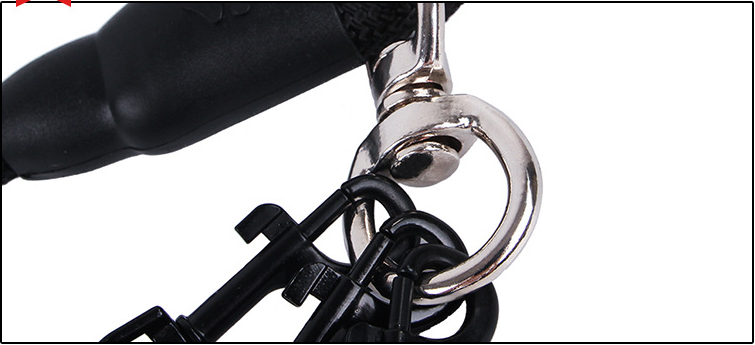 Durable Triple-Use Canine Lead for Golden Retrievers