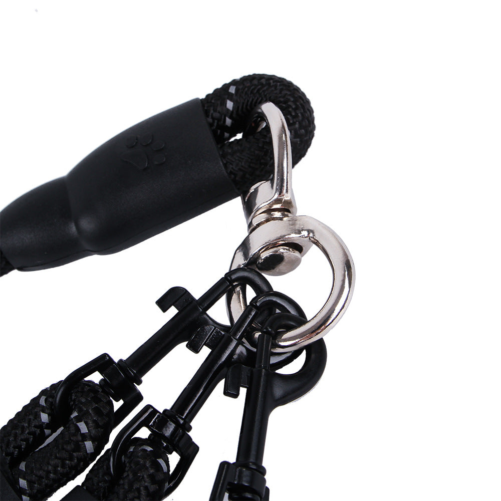 Durable Triple-Use Canine Lead for Golden Retrievers