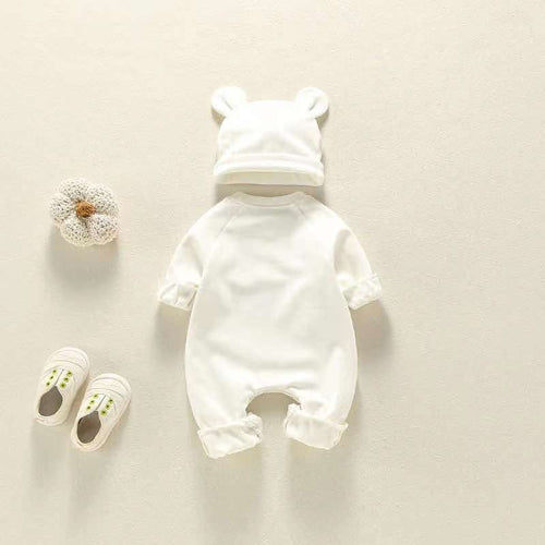 Cozy Infant Knit Jumpsuit For Seasonal Wear