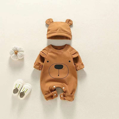 Cozy Infant Knit Jumpsuit For Seasonal Wear