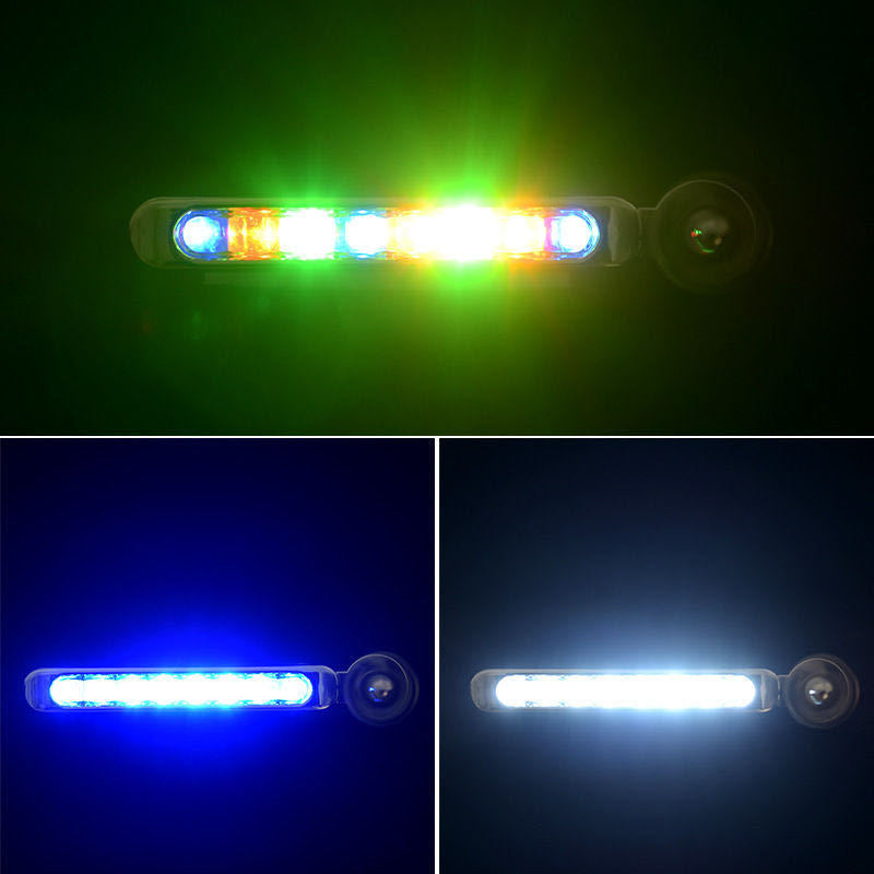 2 Units Self-Powered Wind-Powered LED Daytime Running Lights for Cars