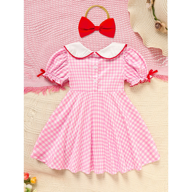 Sweet Heart-Shaped Dress For Baby Girls
