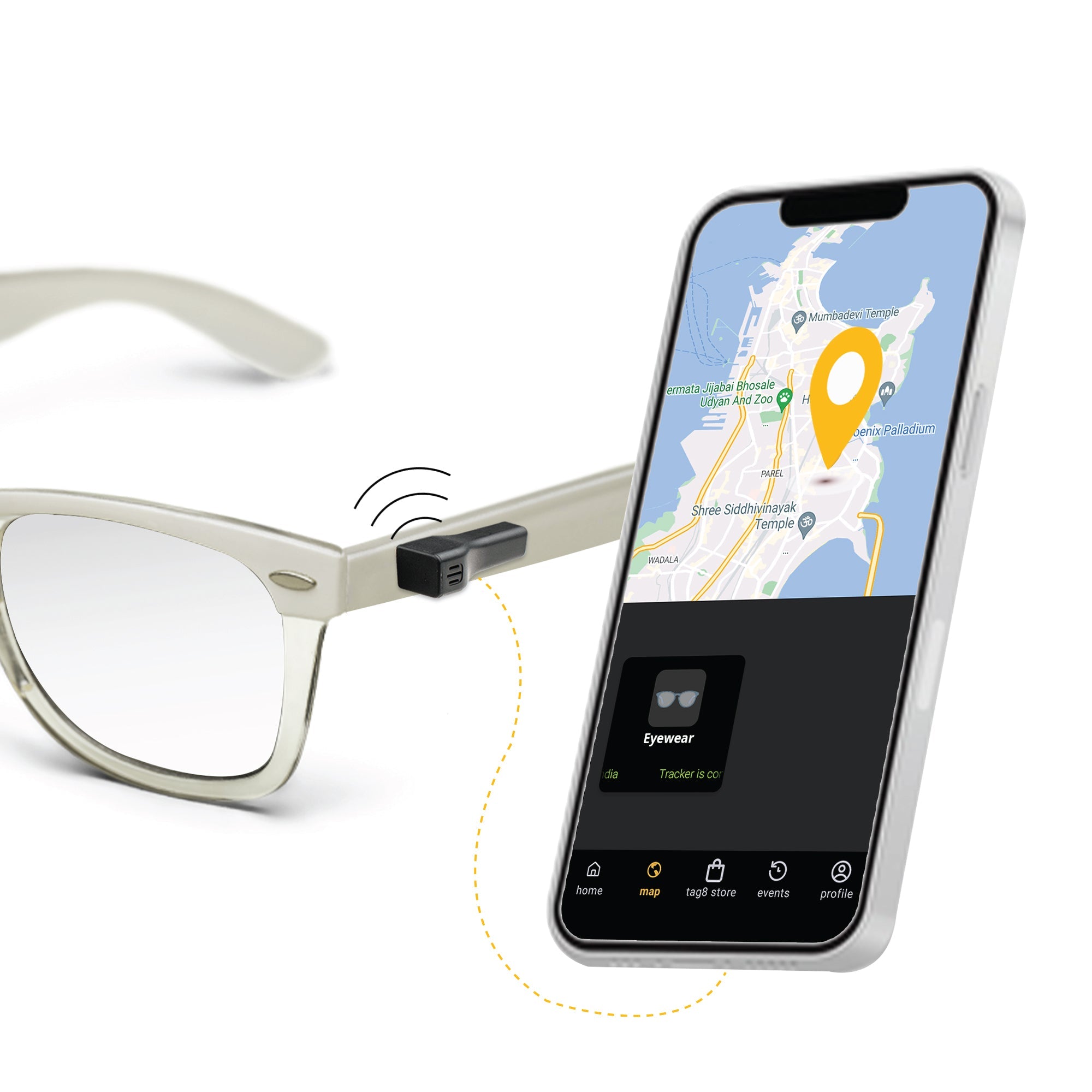 Dolphin Eyewear Finder for Android – Bluetooth Tracker for Glasses