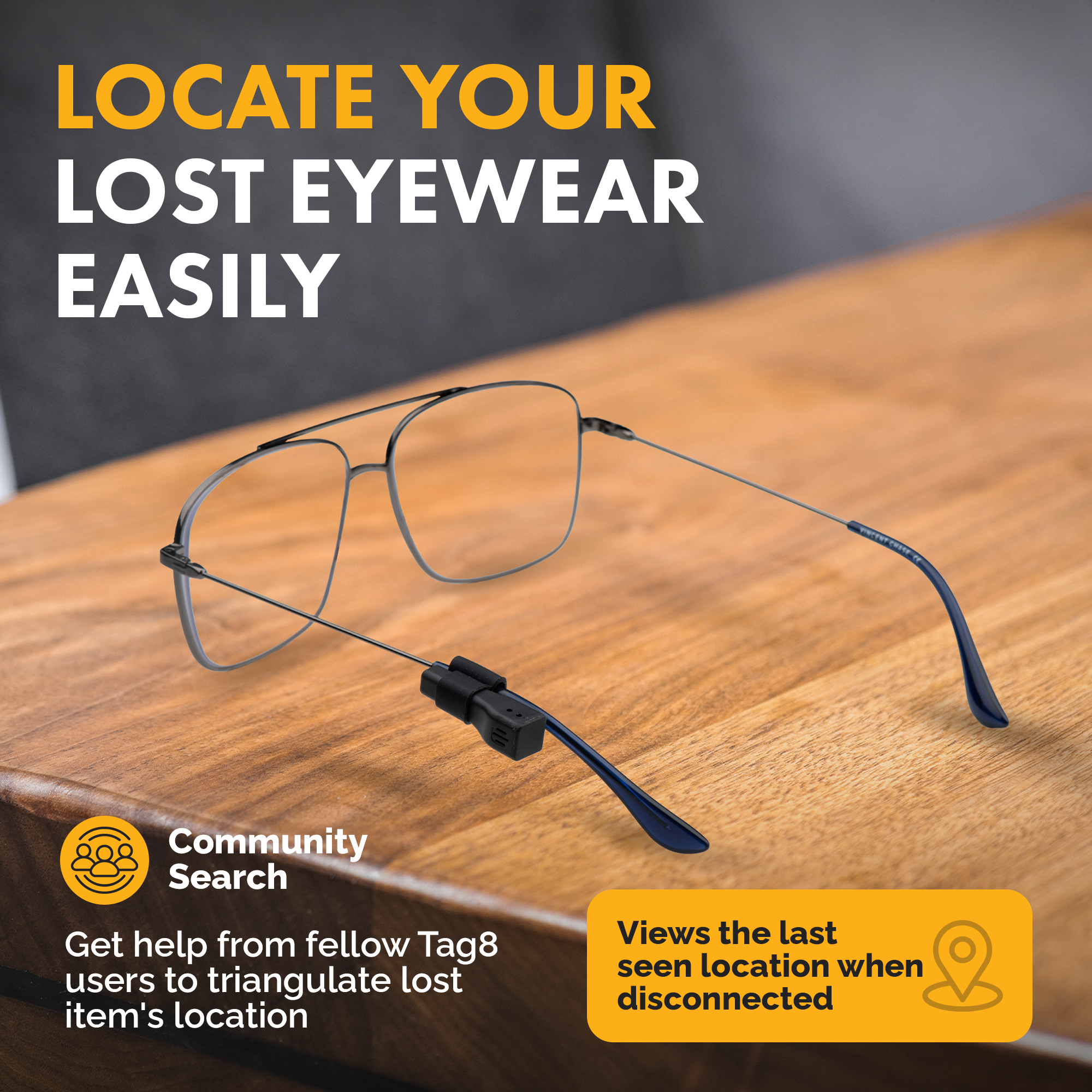 Dolphin Eyewear Finder for Android – Bluetooth Tracker for Glasses