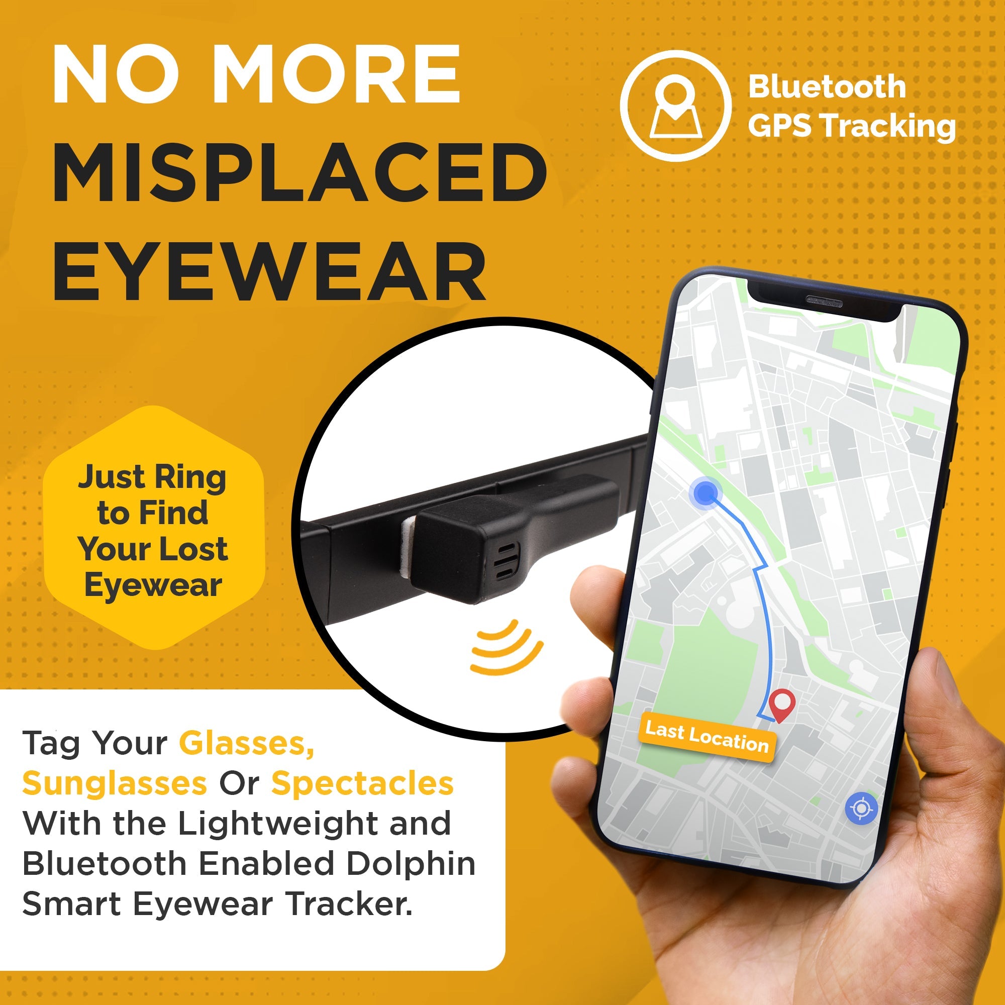 Dolphin Eyewear Finder for Android – Bluetooth Tracker for Glasses