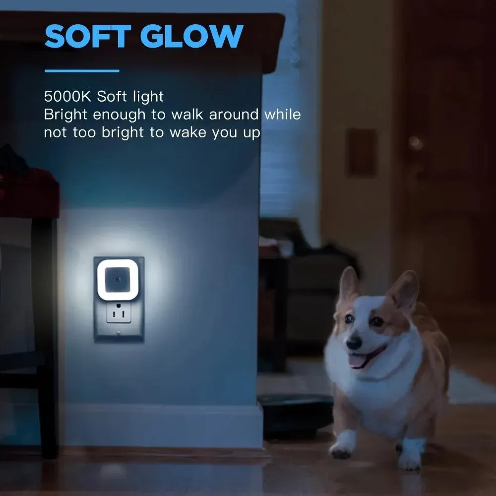 1pc Intelligent LED Induction Light Automatically Lights Up At Night,