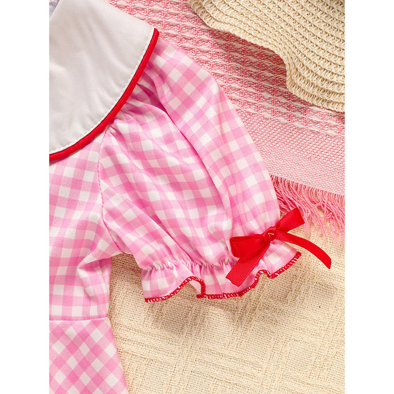Sweet Heart-Shaped Dress For Baby Girls