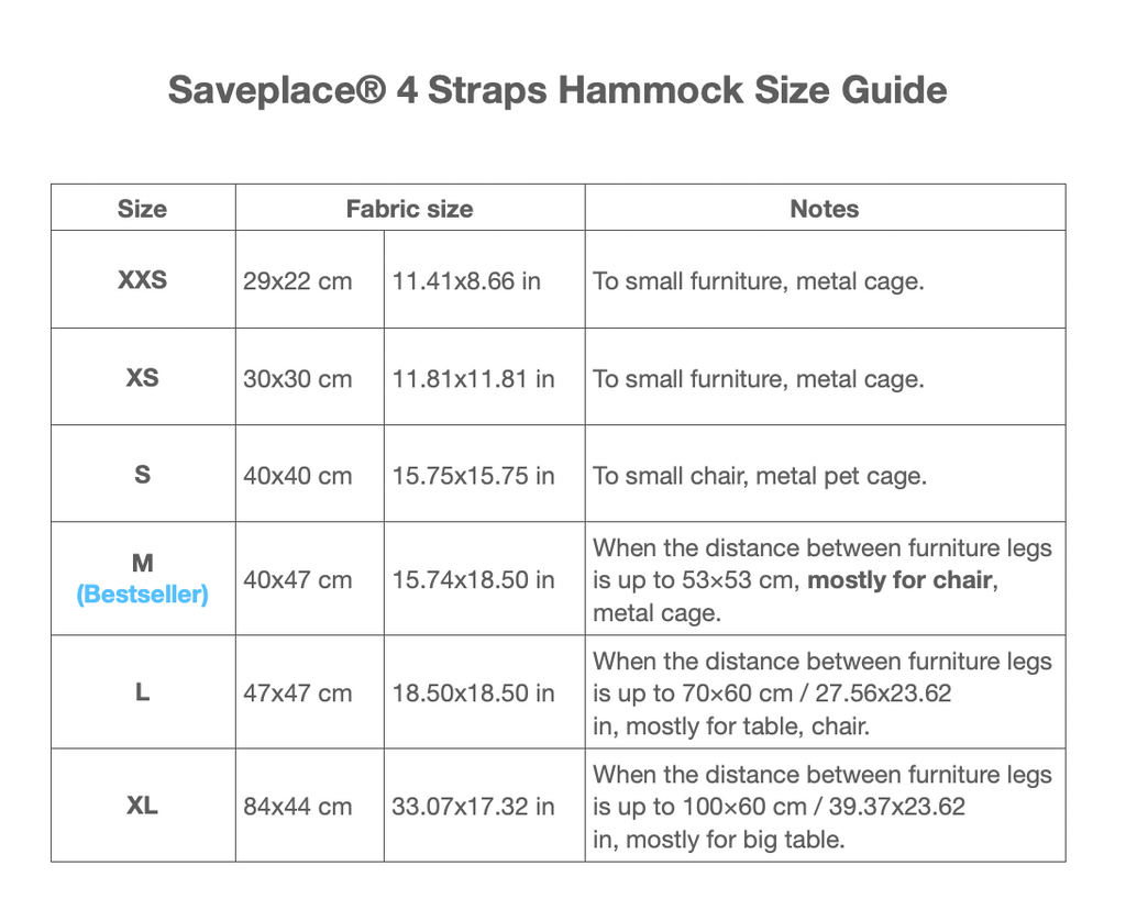 Saveplace® Comfy Hammock for Cats and Storage 'SCIENCE' - 6 Sizes
